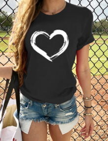T-Shirt med Hjärta baebae.se rea 2