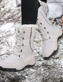 Fodrade Vinterskor Dam | Höga Boots Till Kvinnor baebae.se rea