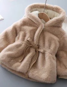 Höst- och Vinterjacka | Jacka Till Barn Med Luva | Flickor | 90-130 baebae.se rea